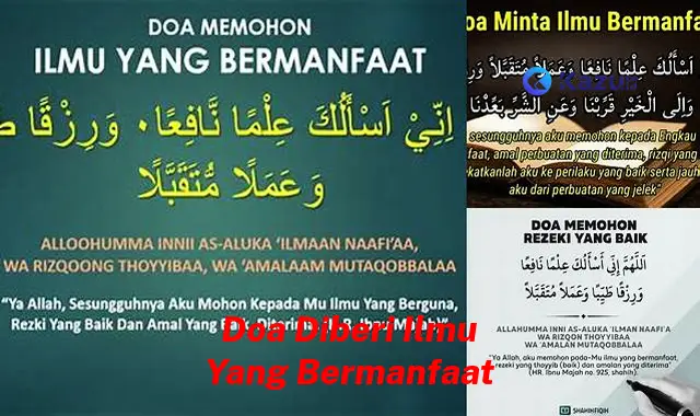 Temukan Manfaat Mengejutkan Doa Diberi Ilmu yang Bermanfaat yang Jarang Diketahui