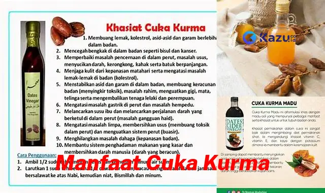 Temukan Manfaat Cuka Kurma Jarang Diketahui, Bikin Kamu Penasaran!