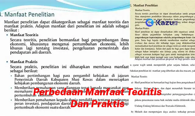 Temukan Manfaat Perbedaan Manfaat Teori Praktis yang Jarang Diketahui